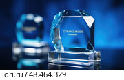 recognition awards blue background ai generated. Стоковое AI-изображение, AI-художник Vectorwin / Фотобанк Лори