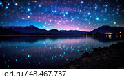 s orion star constellation ai generated. Стоковое AI-изображение, AI-художник Vectorwin / Фотобанк Лори
