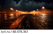 horsepower drag race lights ai generated. Стоковое AI-изображение, AI-художник Vectorwin / Фотобанк Лори