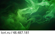 focus green smoke background ai generated. Стоковое AI-изображение, AI-художник Vectorwin / Фотобанк Лори