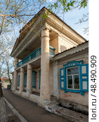Дом Чехова в Нерчинске, Забайкальский край (2019 год). Редакционное фото, фотограф Геннадий Соловьев / Фотобанк Лори