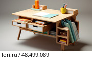 compartments notebook table ai generated. Стоковое AI-изображение, AI-художник Vectorwin / Фотобанк Лори
