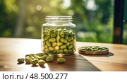 energy green coffee bean extract ai generated. Стоковое AI-изображение, AI-художник Vectorwin / Фотобанк Лори