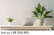 pothos desk plants ai generated. Стоковое AI-изображение, AI-художник Vectorwin / Фотобанк Лори