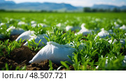 agriculture fertilizer bag ai generated. Стоковое AI-изображение, AI-художник Vectorwin / Фотобанк Лори