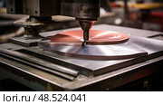 shaping sheet of metal ai generated. Стоковое AI-изображение, AI-художник Vectorwin / Фотобанк Лори