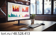 trends data insight ai generated. Стоковое AI-изображение, AI-художник Vectorwin / Фотобанк Лори