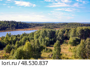 Вид на озеро Мостки на южной окраине посёлка Суккозеро в Карелии. Стоковое фото, фотограф Жигалов Евгений Павлович / Фотобанк Лори