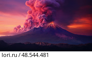 eruption fire burst ai generated. Стоковое AI-изображение, AI-художник Vectorwin / Фотобанк Лори