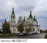 Cathedral of St. Alexander Nevsky in Yegoryevsk. Редакционное фото, фотограф Юлия Бабкина / Фотобанк Лори