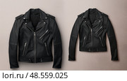 leather black shirt mockup ai generated. Стоковое AI-изображение, AI-художник Vectorwin / Фотобанк Лори