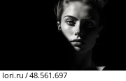 contrast black white background ai generated. Стоковое AI-изображение, AI-художник Vectorwin / Фотобанк Лори