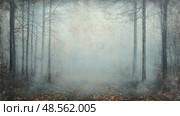 mysterious grunge tree ai generated. Стоковое AI-изображение, AI-художник Vectorwin / Фотобанк Лори