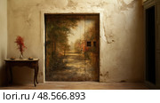 concealed hidden door ai generated. Стоковое AI-изображение, AI-художник Vectorwin / Фотобанк Лори