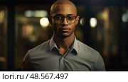 bewildered black woman shocked ai generated. Стоковое AI-изображение, AI-художник Vectorwin / Фотобанк Лори