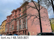 Доходный дом К. Г. Чубакова. Санкт-Петербург, улица Полозова, дом 3. Редакционное фото, фотограф Регина Ерофеева / Фотобанк Лори