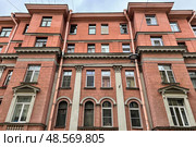Доходный дом К. Г. Чубакова. Санкт-Петербург, улица Полозова, дом 3. Редакционное фото, фотограф Регина Ерофеева / Фотобанк Лори