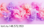 Swirling Pastel Hues: A dreamy blend of pinks and purples, perfect as a soft abstract for backgrounds and creative graphic projects. Стоковое AI-изображение, AI-художник Данила Большаков / Фотобанк Лори