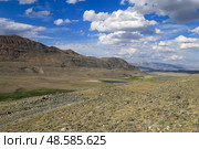 Долина Елангаш, горный Алтай. Стоковое фото, фотограф Римма Тельнова / Фотобанк Лори