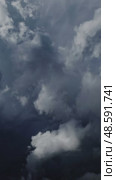 Lot of lightning during a thunderstorm. Стоковое видео, видеограф Михаил Коханчиков / Фотобанк Лори