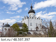 Собор Успения Пресвятой Богородицы. Богородице-Успенский Свияжский мужской монастырь. Зеленодольский район. Свияжск. Республика Татарстан. Россия (2025 год) Редакционное фото, фотограф Юлия Кутыгина / Фотобанк Лори