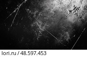 Старая поцарапанная черная металлическая поверхность. Стоковое AI-изображение, AI-художник Александр Жуков / Фотобанк Лори