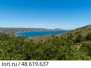 View of Koktebel (2024 год). Стоковое фото, фотограф Павел Овчаренко / Фотобанк Лори