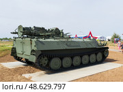 Самоходный зенитный ракетный комплекс Стрела -10, противовоздушная оборона. Волгоградская область, Средняя Ахтуба, Россия. (2022 год). Редакционное фото, фотограф Андрей Цыганков / Фотобанк Лори