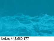 mint blue colored abstract background with light and shadows caustic effect. Стоковое фото, фотограф Александра Конопля / Фотобанк Лори