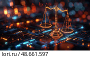 Compliance rule law and regulation graphic interface for business quality policy. Стоковое AI-изображение, AI-художник Anastasy Yarmolovich / Фотобанк Лори