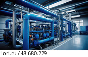 chlorination water purification systems ai generated. Стоковое AI-изображение, AI-художник Vectorwin / Фотобанк Лори