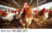 farming agriculture livestock ai generated. Стоковое AI-изображение, AI-художник Vectorwin / Фотобанк Лори