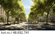 symmetry trees in plan ai generated. Стоковое AI-изображение, AI-художник Vectorwin / Фотобанк Лори
