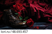 rose jesus red ai generated. Стоковое AI-изображение, AI-художник Vectorwin / Фотобанк Лори
