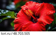orchid hawaii plants ai generated. Стоковое AI-изображение, AI-художник Vectorwin / Фотобанк Лори