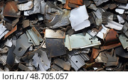 scrap metal scraps ai generated. Стоковое AI-изображение, AI-художник Vectorwin / Фотобанк Лори