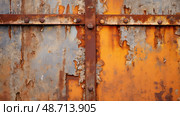 corrosion rusting metal ai generated. Стоковое AI-изображение, AI-художник Vectorwin / Фотобанк Лори