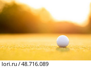 Golf course on a sunny day. Стоковое фото, фотограф Sebastian Duda / PantherMedia / Фотобанк Лори