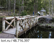 Келья отшельника. Парк Монрепо. Выборг (май 2025 год) Редакционное фото, фотограф Юрий Кирсанов / Фотобанк Лори