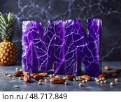 Пищевая добавка Марганец (Mn) / Manganese. Стоковое AI-изображение, AI-художник Александр Селезнев / Фотобанк Лори
