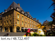 Place Ducale, historical square in center of French city of Charleville-Mezieres. Стоковое фото, фотограф Яков Филимонов / Фотобанк Лори