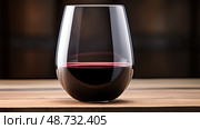 glass stemless wine ai generated. Стоковое AI-изображение, AI-художник Vectorwin / Фотобанк Лори