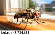 pest house flies ai generated. Стоковое AI-изображение, AI-художник Vectorwin / Фотобанк Лори