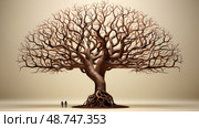 dendrites brain tree ai generated. Стоковое AI-изображение, AI-художник Vectorwin / Фотобанк Лори
