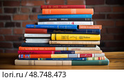 french language books ai generated. Стоковое AI-изображение, AI-художник Vectorwin / Фотобанк Лори