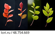 dormancy plant transformation ai generated. Стоковое AI-изображение, AI-художник Vectorwin / Фотобанк Лори