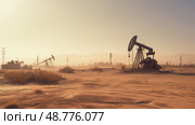 field oil supply ai generated. Стоковое AI-изображение, AI-художник Vectorwin / Фотобанк Лори
