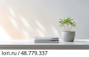 modern book on a table ai generated. Стоковое AI-изображение, AI-художник Vectorwin / Фотобанк Лори