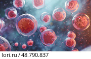 Embryonic stem cell. Стоковое AI-изображение, AI-художник Anastasy Yarmolovich / Фотобанк Лори