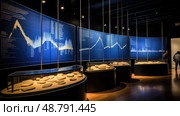 historical data graphs ai generated. Стоковое AI-изображение, AI-художник Vectorwin / Фотобанк Лори